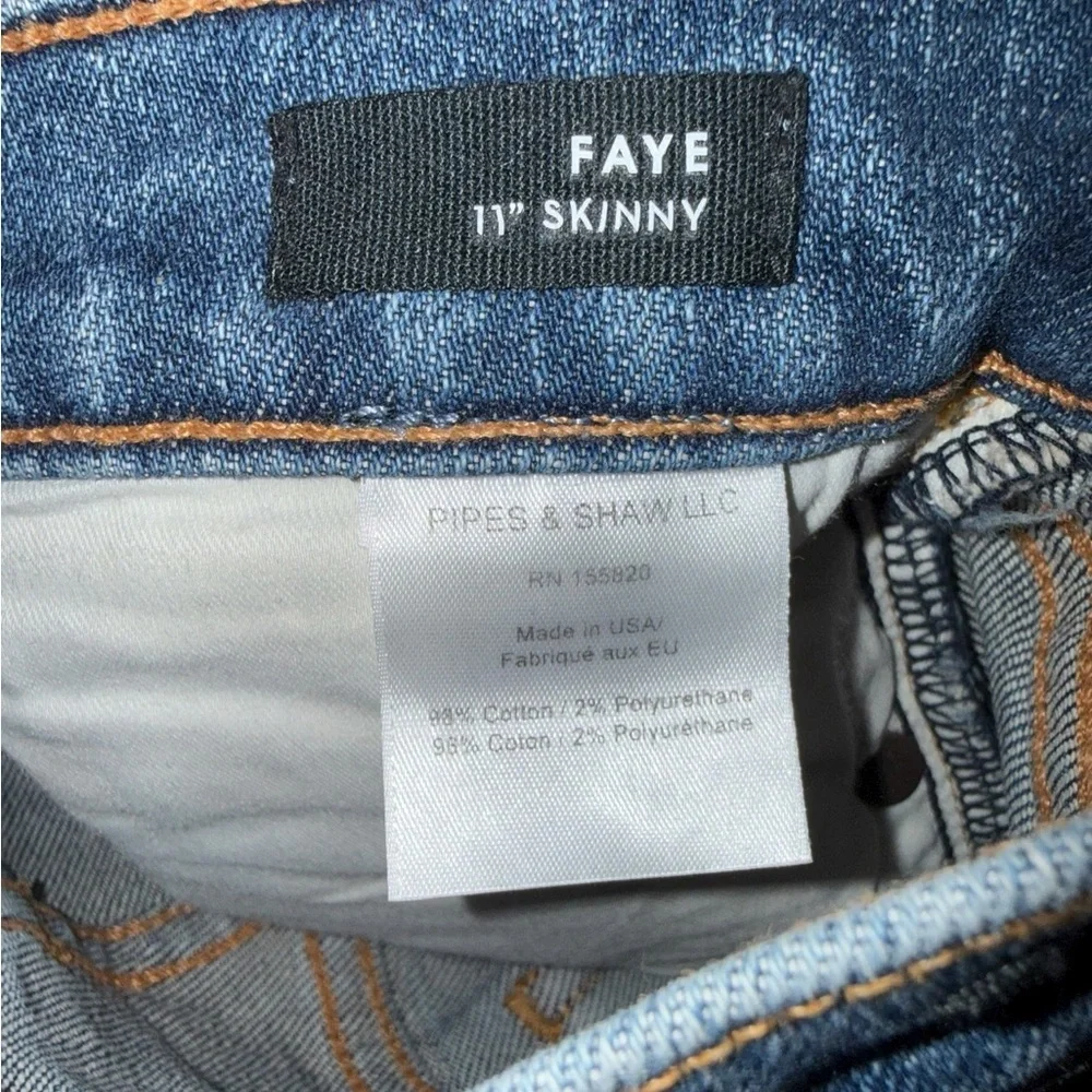 Veronica Beard FAYE 11” High Rise Skinny Jeans